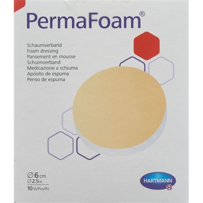 Perma Foam Schaumverband 6см Rund 10 штук