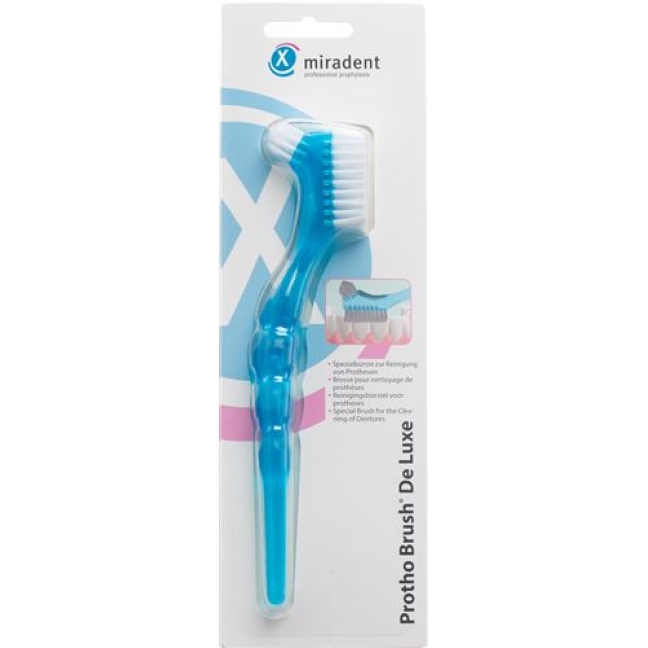 Miradent Protho Brush De Luxe Prothesenzahnbue Bla