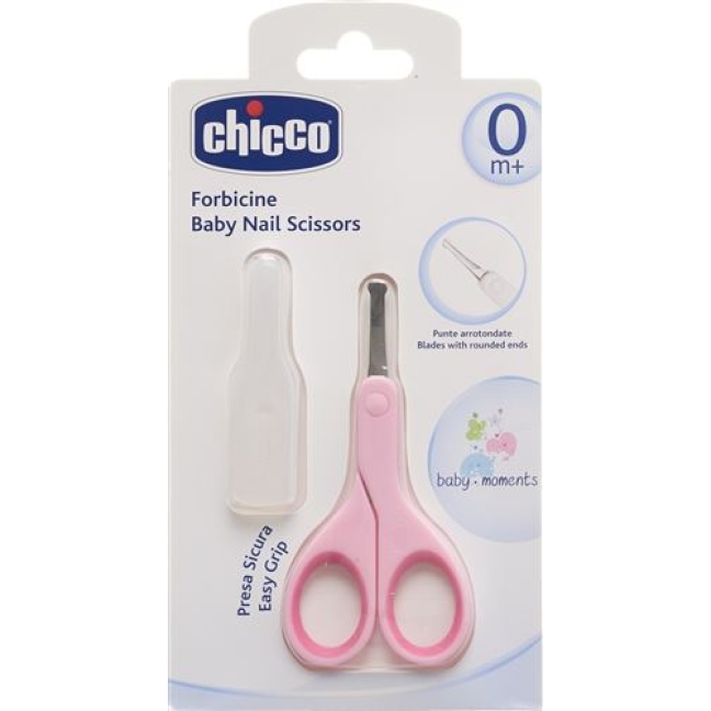 Chicco Babyschere mit Schutzkappe Rosa