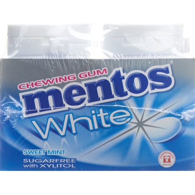 MENTOS GUM WHITE SWEETMINT