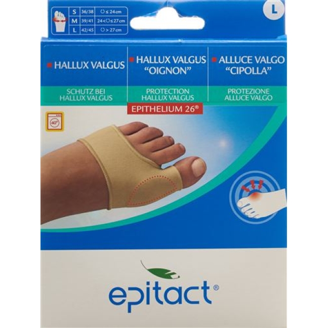 Epitact Schutz bei Hallux Valgus Grosse L ab 27см