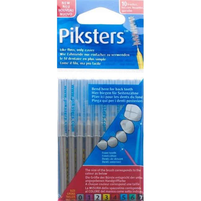 Piksters Interdentalburstchen размер 0 10 штук