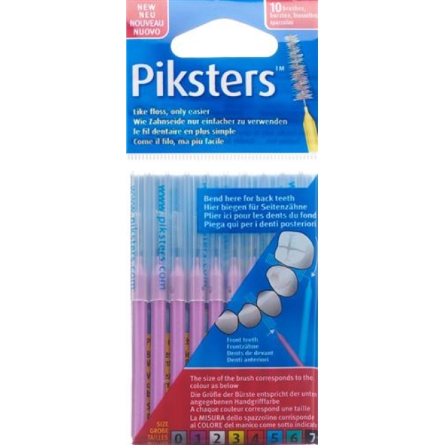 Piksters Interdentalburstchen размер 1 10 штук