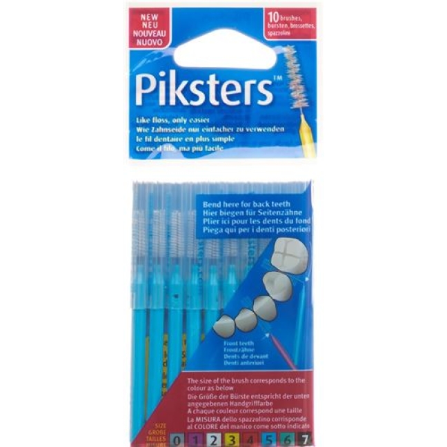 Piksters Interdentalburstchen размер 5 10 штук