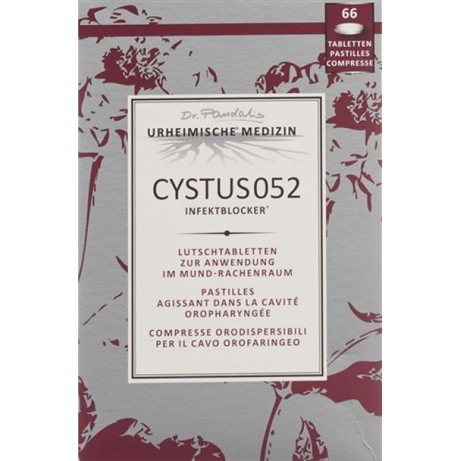 Cystus 052 Infektblocker в таблетках, 66 штук