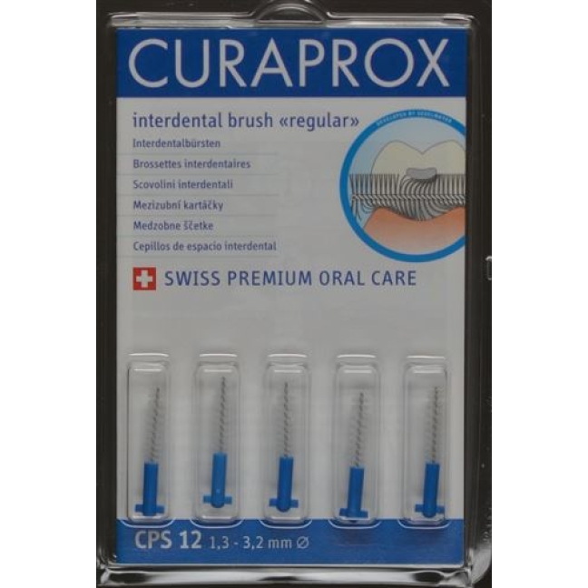 Curaprox 12 Regular Interdetnal Burste Blau 5 штук