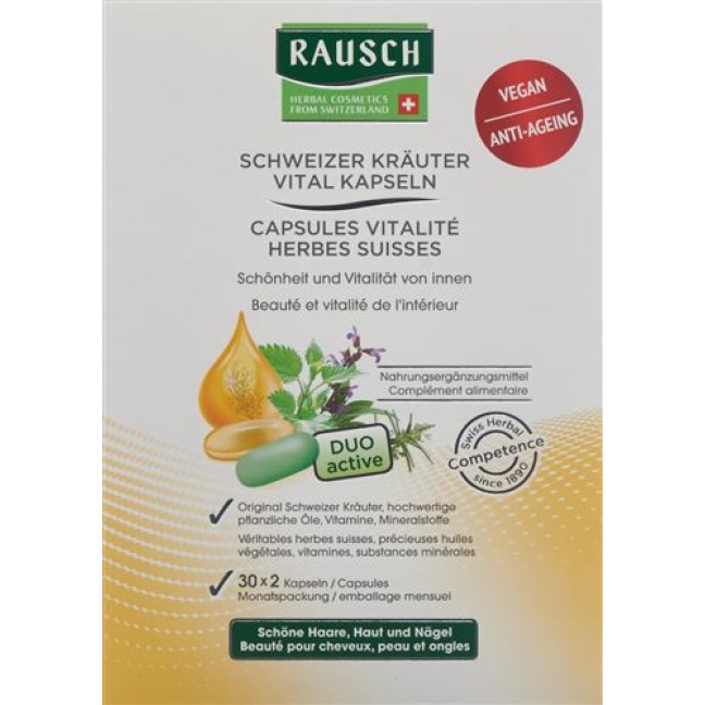 Rausch Krauter Vital 60 капсул