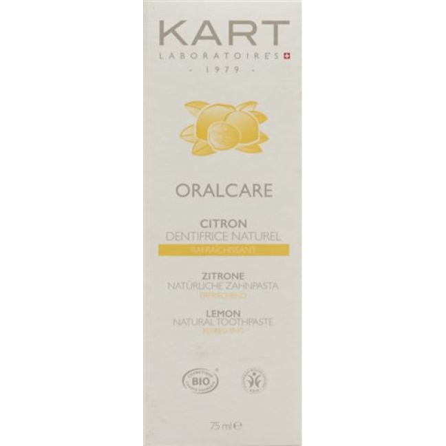 Kart Zahnpaste Lehm Oralcare Zitrone 75мл