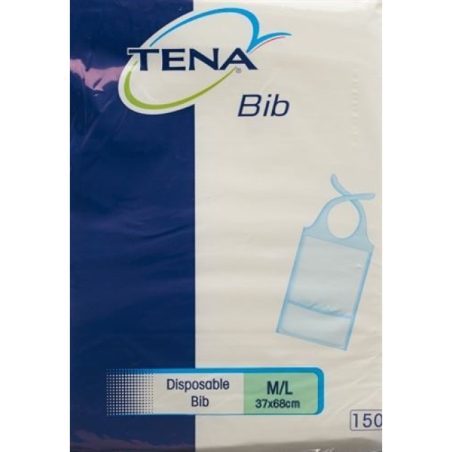 TENA BIB SCHUTZSERVIETTE 37X68