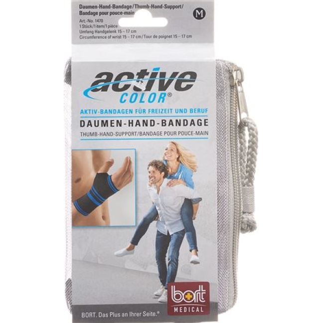 Bort Activecolor Daumen-hand-bandage размер M Schwarz