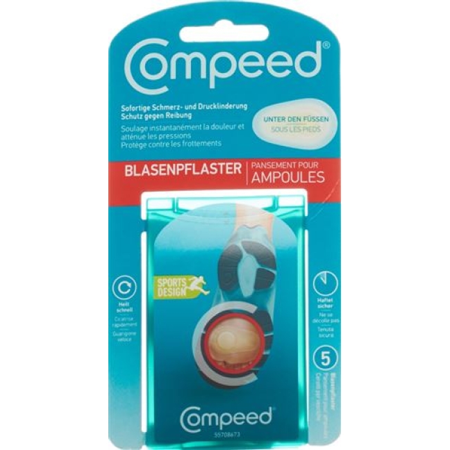 Compeed Blasenpflaster Unter Den Fussen 5 штук