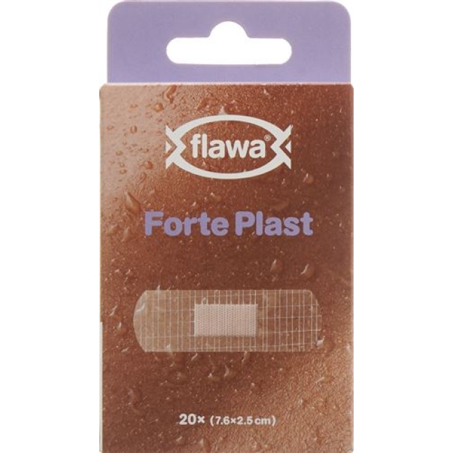 Flawa Forte Plast 2.5смx7.6см 20 штук