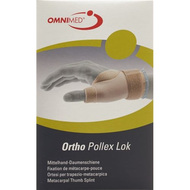 Omnimed Ortho Pollex Lok Mittelhand-Daumenschiene Rechts размер M Beige