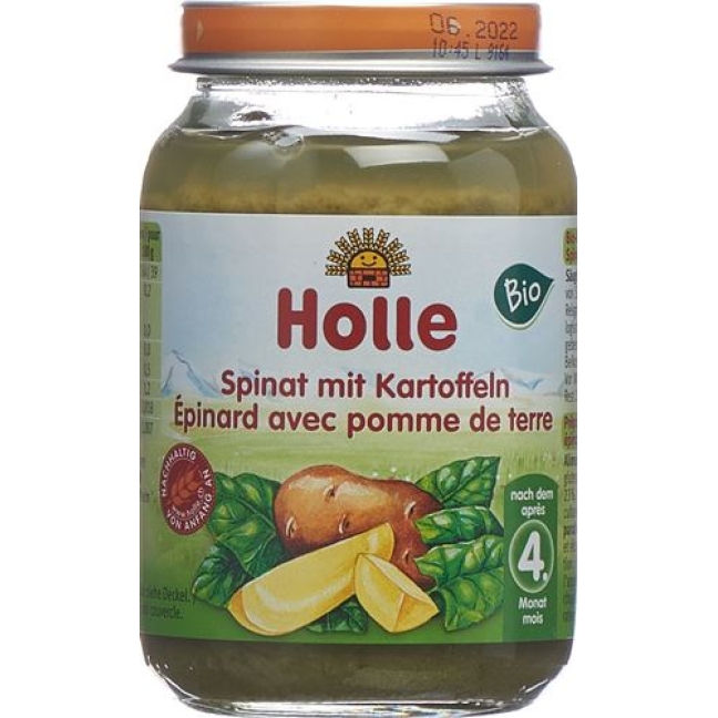 Holle Spinat Kartoffeln 190 g