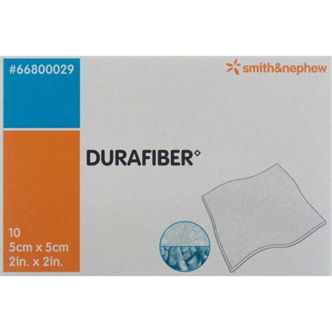 Durafiber Wundauflage 5x5см Steril 10 штук