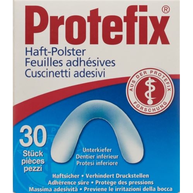 Protefix Haftpolster Unterkiefer 30 штук