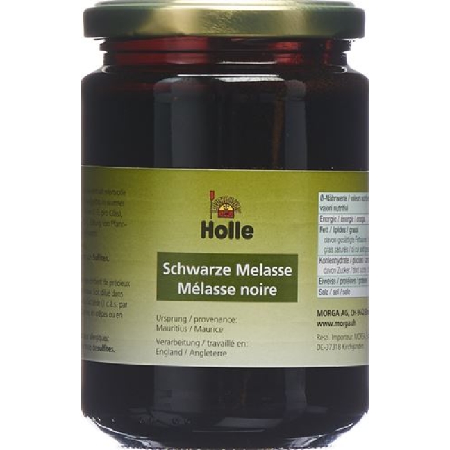 Holle Schwarze Melasse жидкость 450г