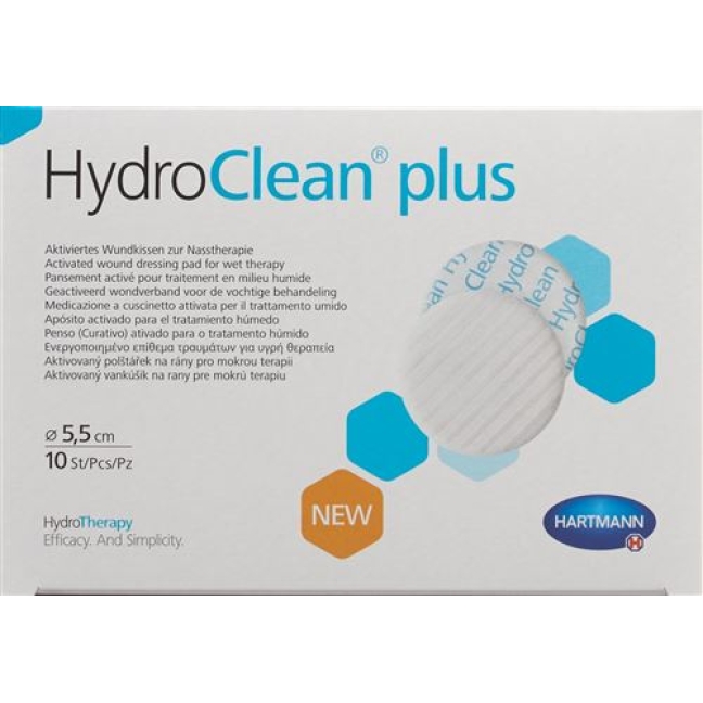 Hydroclean Plus Wundkissen 5.5см Rund 10 штук