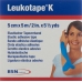 Leukotape K пластырейband 5мX5см Hellblau