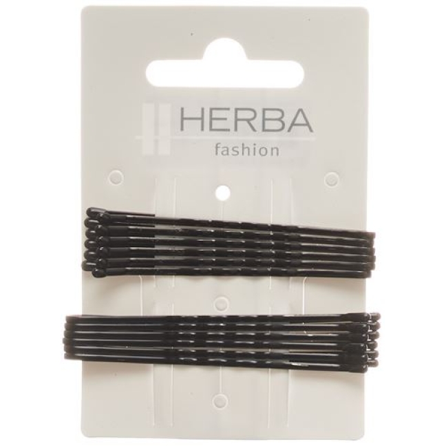 HERBA KLEMME 6+6.5CM SCHWARZ