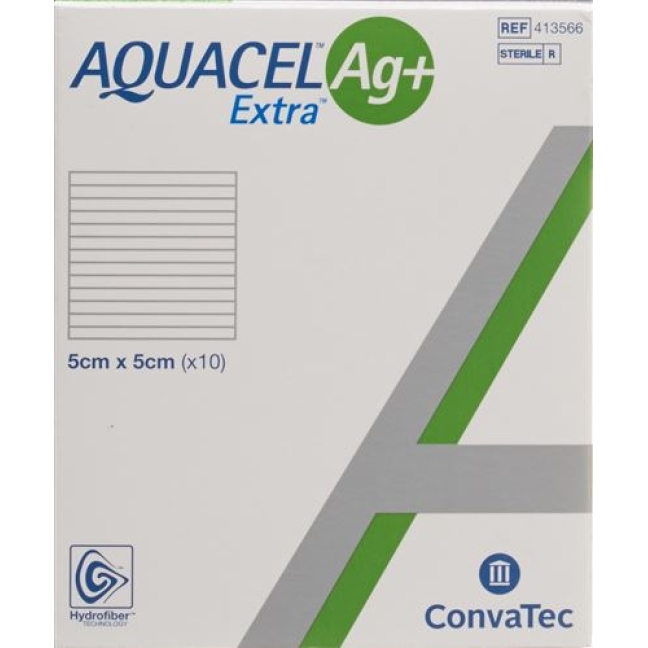 Aquacel Ag+extra компресс 5x5см 10 штук