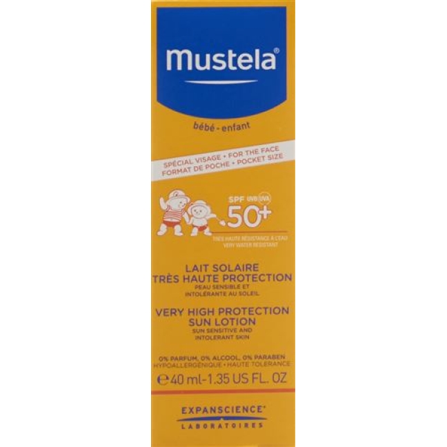 Mustela Sonnenschutz Sonnenmilch SPF 50+ Gesi 40мл