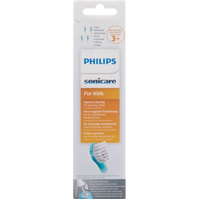 Philips Sonicare Ersatzburste Kids Mini Hx6034/33 4j 4 штуки