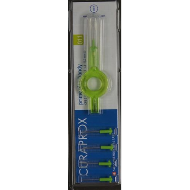 Curaprox CPS 011 Prime Plus Handy 5 штук + 1 Halter