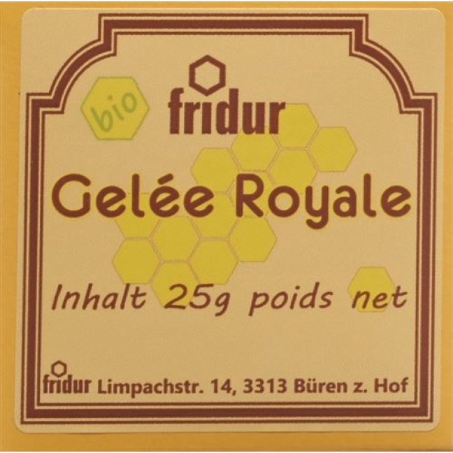 Fridur Bio-gelee-royale Glas 25г