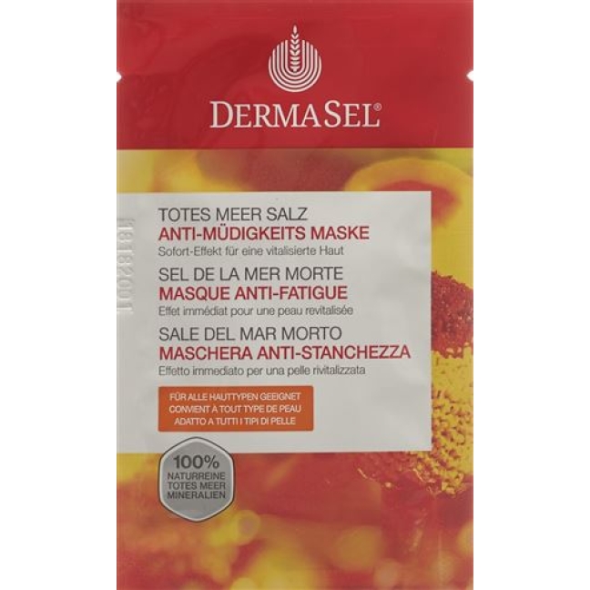 DermaSel Spa Totes Meer Maske Anti-Mudigkeit 12мл