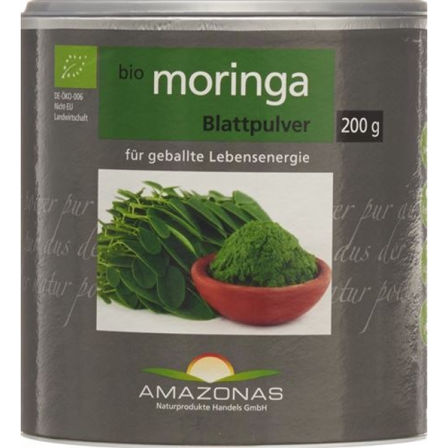 Moringa Bio Blattpulver Pur 200г