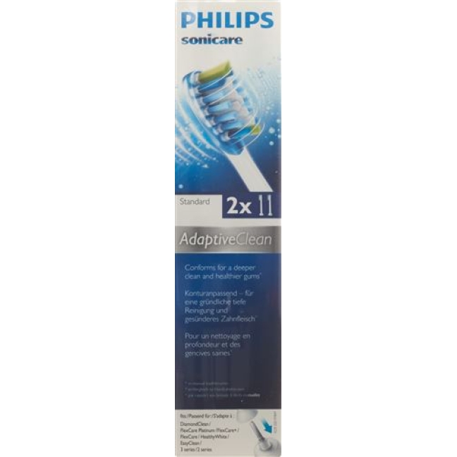 Philips Sonicare Ersatzbursten Adaptive Clean Hx9042/07 2 штуки