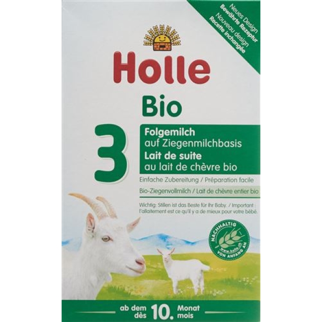 Holle Folgemilch 3 Ziegenmilchbasis Bio 400г