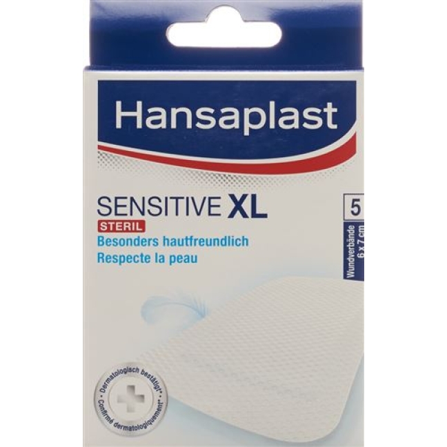 Hansaplast Sensitive Strips XL 5 штук