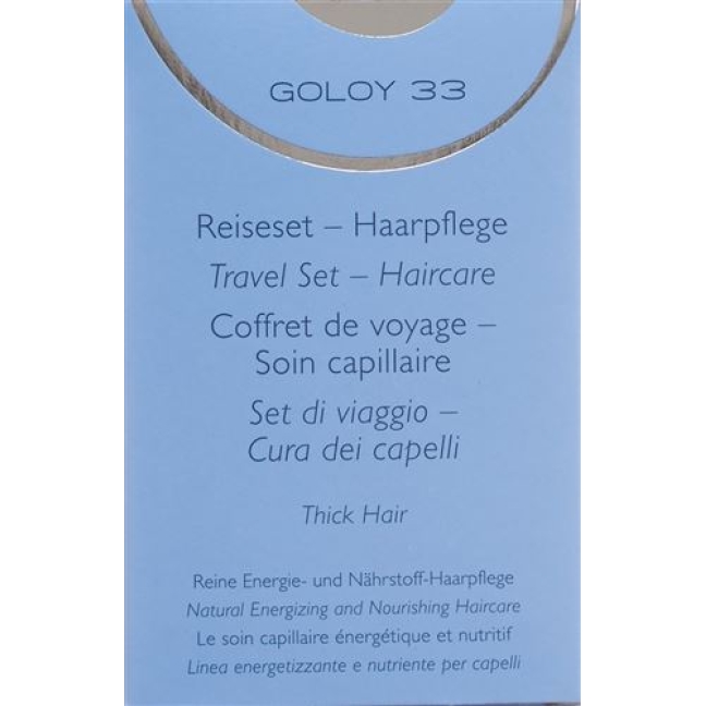 Goloy 33 Reiseset Haarpflege Thick Hair 2x 50мл