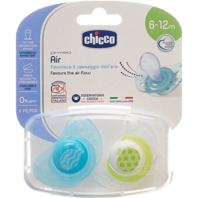 CHICCO PHYS SAUG BLUE 6-12M ID