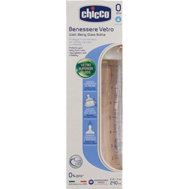 CHICCO BABYFL 240ML 0%BPA