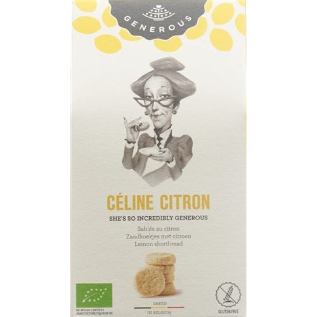 Generous Celine Citron Sables Glutenfrei 120г