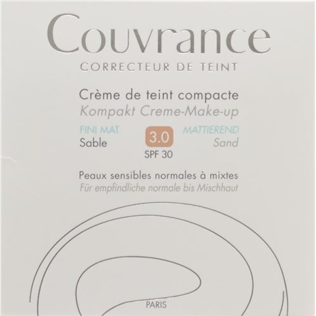 Avene Couvrance Kompakt Make-Up Mat Sand 03 10г