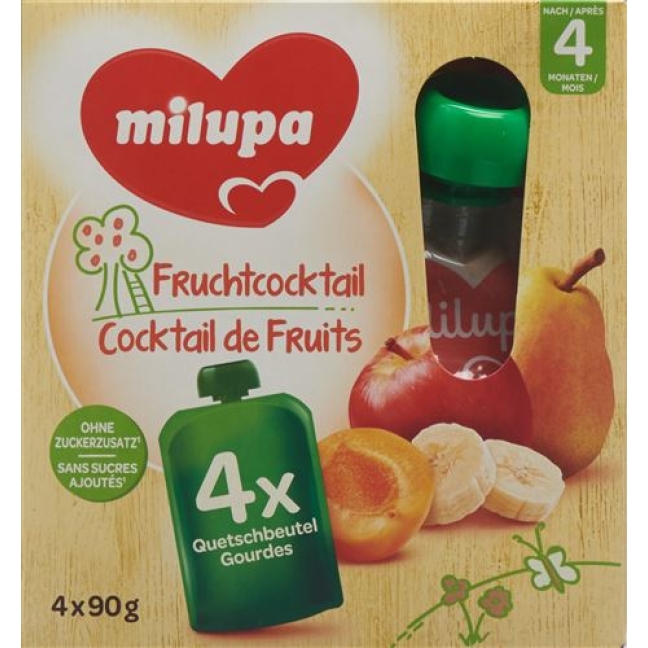 MILUPA FRUCHTCOCKT QUETSCHBTL