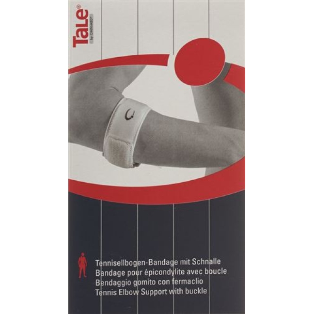 Tale Tennisellbogenbandage 5см mit Schnalle Weiss