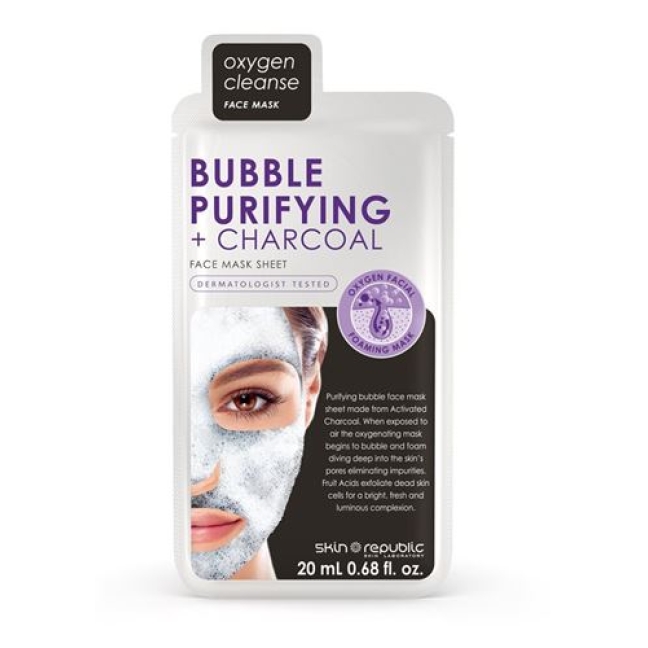 SKIN REP BUBBLE PUR CHARC FACE