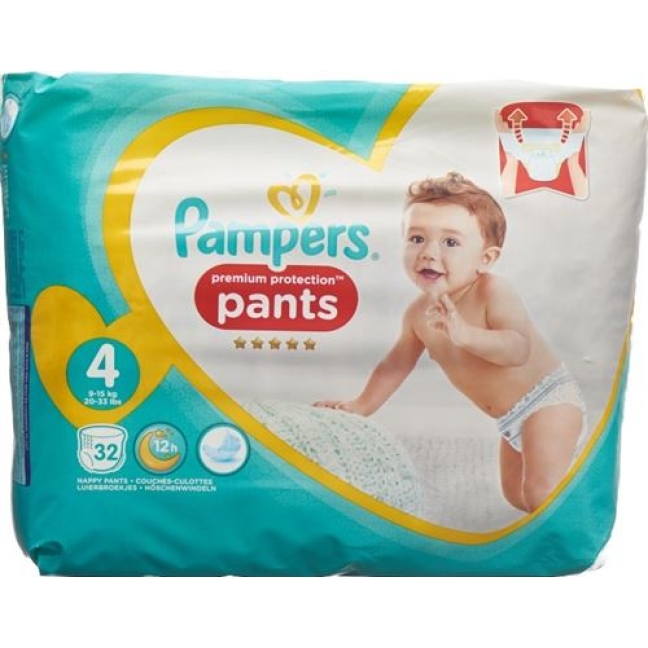 PAMPERS PREM PROT PAN 4 MAX SP