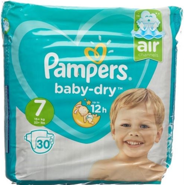 PAMPERS BABY DRY GR7 15+KG EL