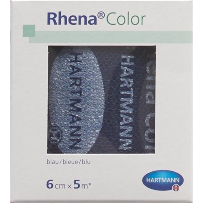 RHENA COLOR EL BDE 6CMX5M BLAU