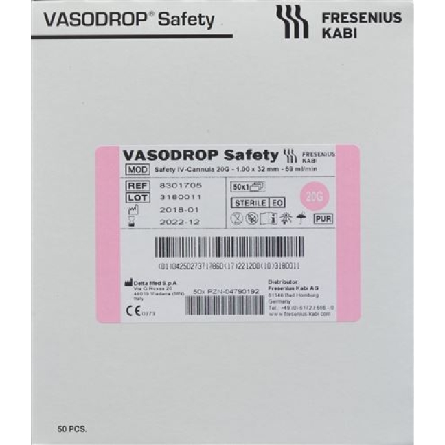 VASODROP SAFETY 20G 32MM/S