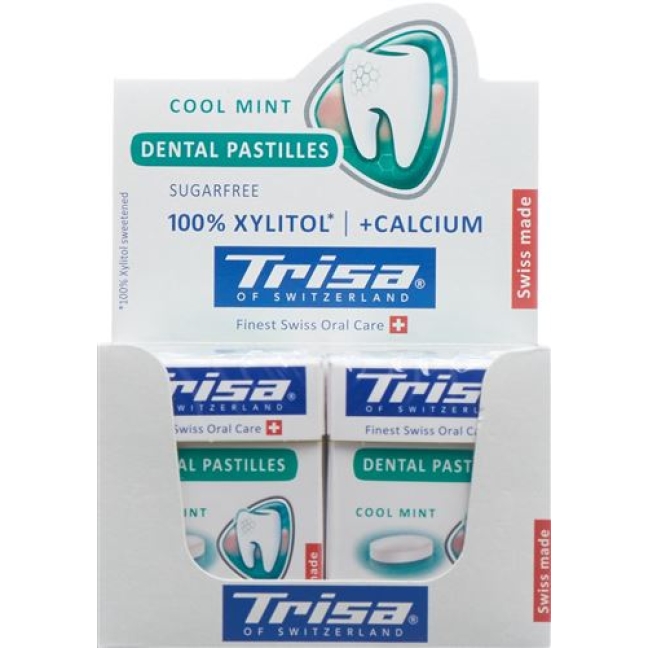 TRISA DENTAL PASTIL DISPL MINT