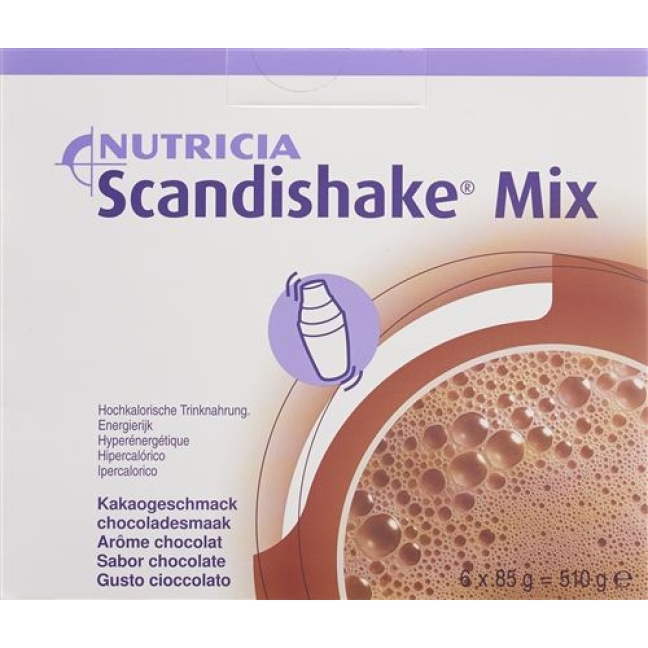 Scandishake Mix Pulver Schokolade 6x85 грамм