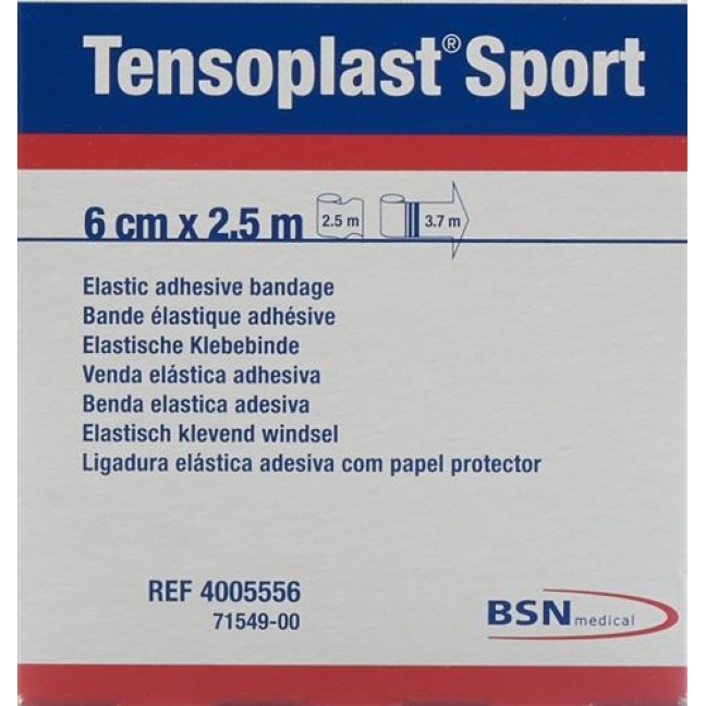 Tensoplast Sport эластичный бинт 6см x 2.5м