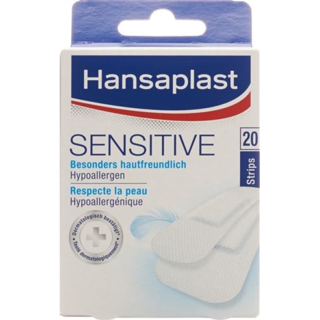 Hansaplast Sensitive Schnellverband Strip 20 штук